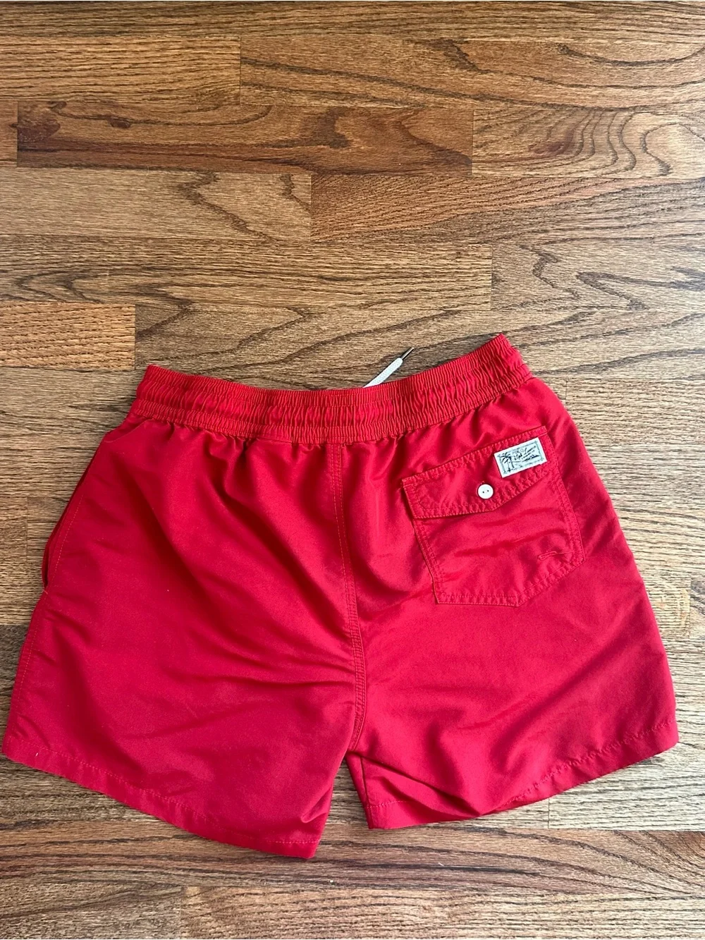 Polo Ralph Lauren Men’s Size Small Swim Shorts Red Mesh Lined Logo Summer